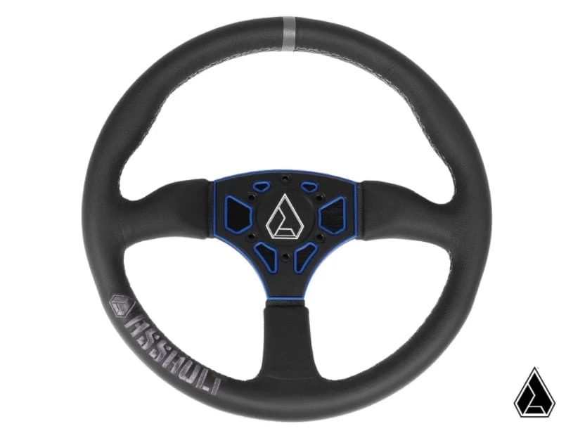 ASSAULT INDUSTRIES 350R LEATHER STEERING WHEEL (UNIVERSAL)