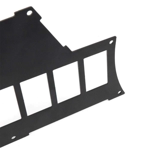 Kemimoto Polaris RZR XP 1000 8 Switch Aluminum Dash Panel Set - Black - Image 2