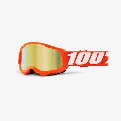100% Strata2 Jr. Goggles Orange