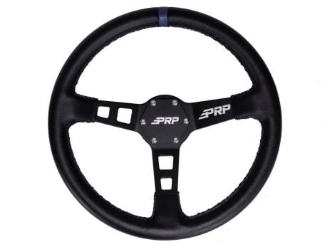 PRP Deep Dish Steering Wheel - Leather - Image 2
