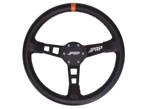 PRP Deep Dish Steering Wheel - Leather - Image 4