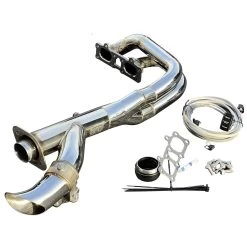 RPM Powersports Polaris General 1000 2.5" E-valve Captain's Choice Side Dump Exhaust