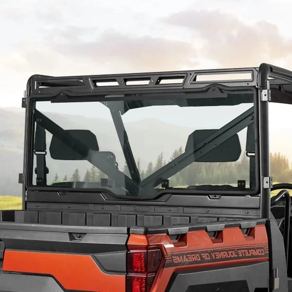 Kemimoto Polaris Ranger Rear Windshield Window Tint Roof - Image 2