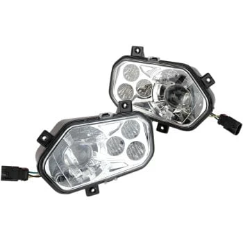 Moose Utility Polaris RZR 800 /900 LED Headlight - Clear