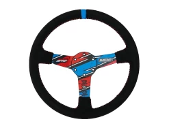 PRP X Shreddy Shred White &amp; Blue Deep Dish Steering Wheel