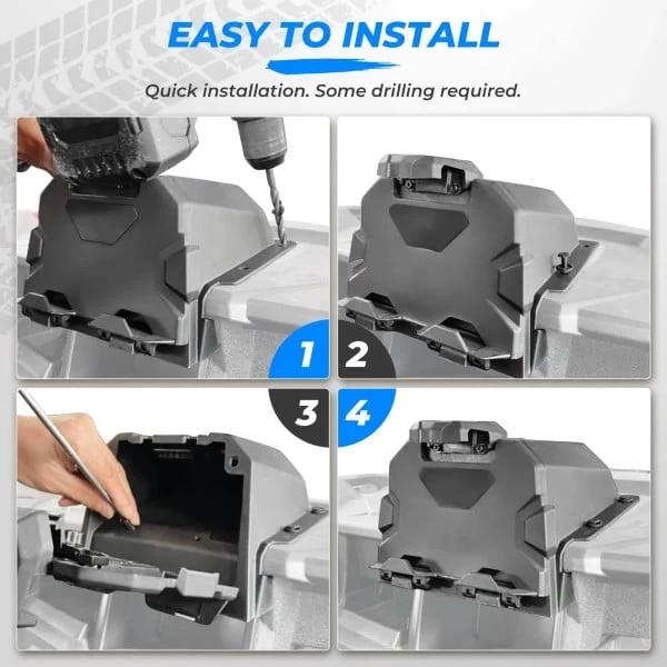 Kemimoto Polaris General 1000 2016-2023 Electric Device Tablet Holder - Image 7