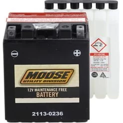 Moose Utility AGM Maintenance Free Battery - YTX14AHL-BS
