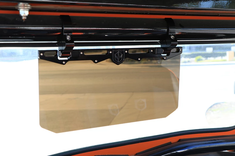 Pro Armor 12" Tinted Aluminum Visor - Image 5