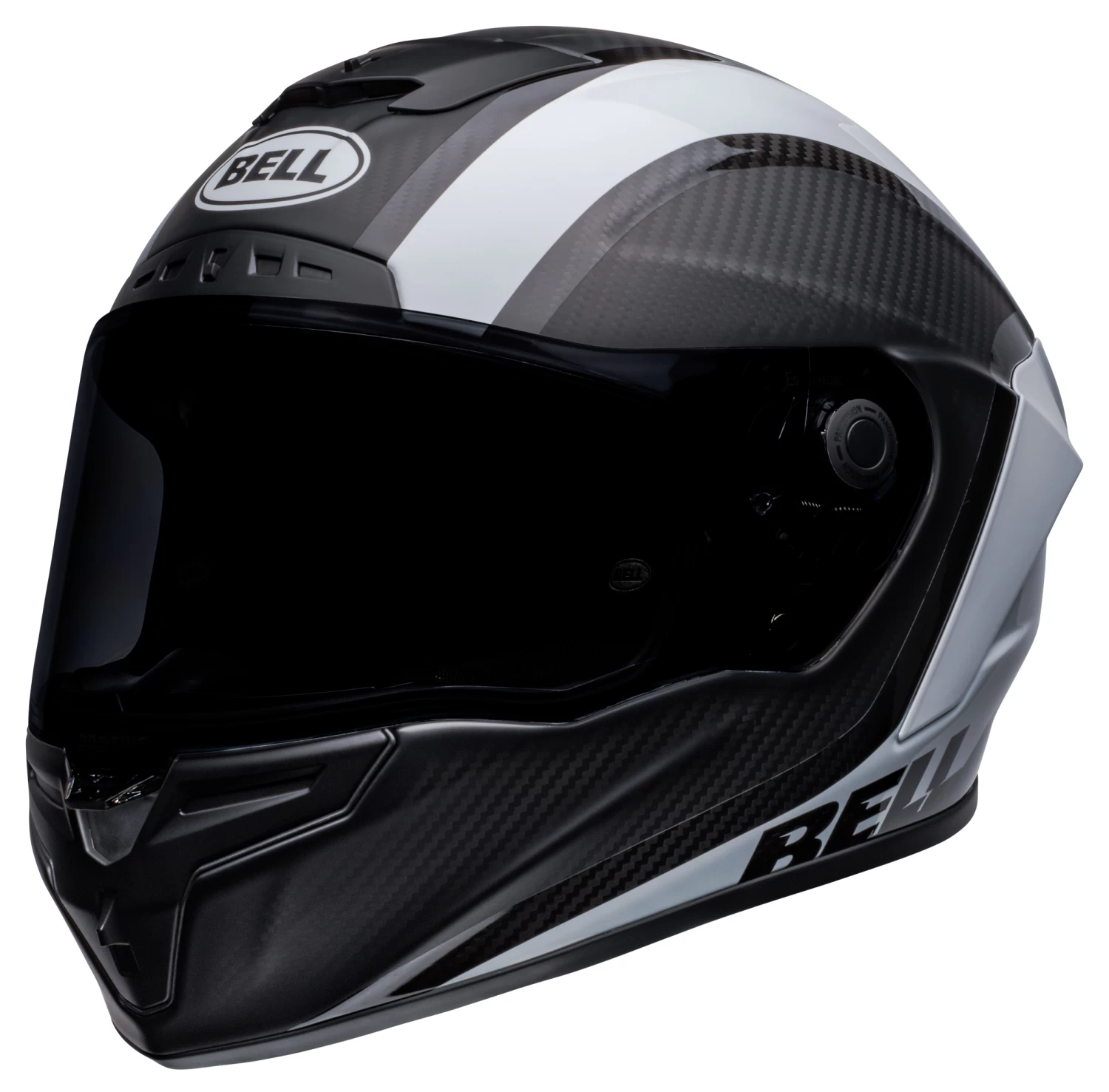 Bell Helmets Bell Race Star Flex DLX Tantrum Helmet Matte Black/Gloss Black/White / LG [Open Box]
