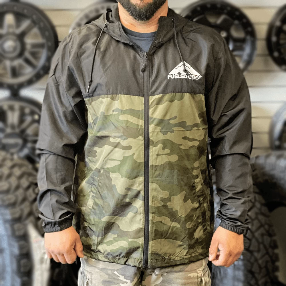 Fueled UTV Lightweight Camo Windbreaker