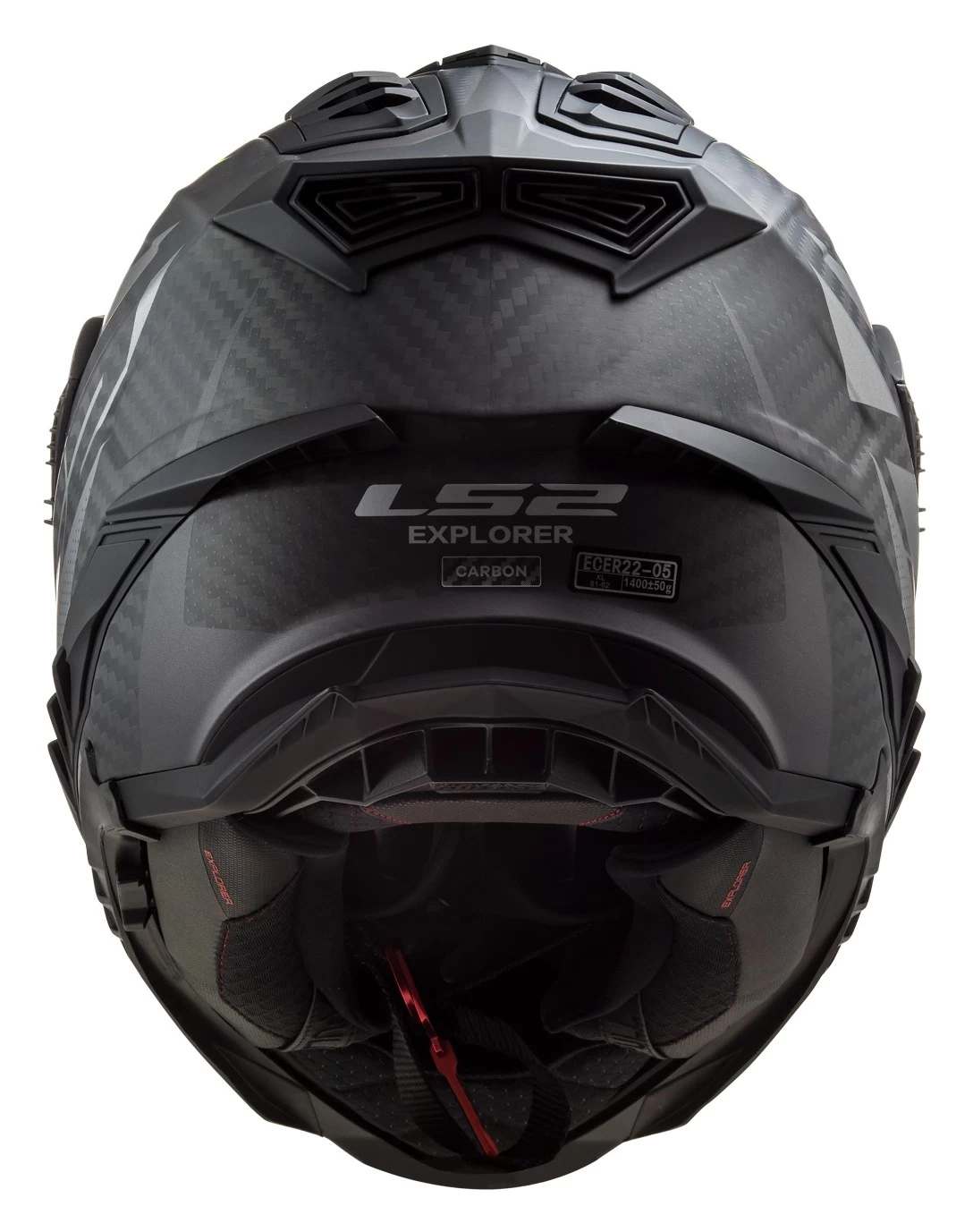 LS2 Explorer Carbon Focus Helmet Titanium/Yellow / 2XL [Open Box] - Image 5