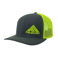 Fueled UTV Snapback Trucker Cap - Grey Steel/Neon Yellow